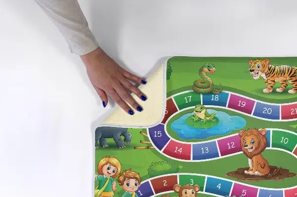Moderni tepih Namizna igra živalski vrt