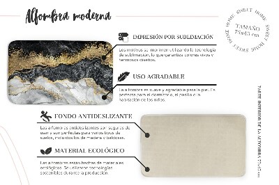 Moderni tepih Listi monstere