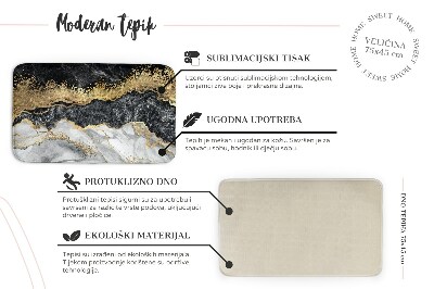 Moderni tepih Listi monstere