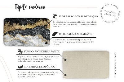 Moderni tepih Listi monstere