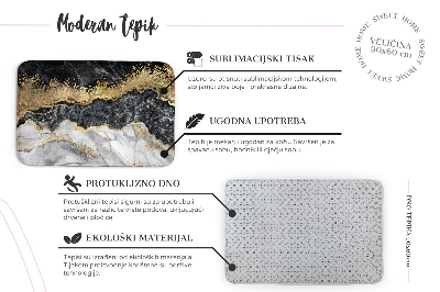 Moderni tepih Listi monstere