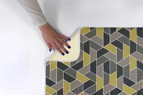 Tepih Geometrijski vzorec z barvnimi rombi