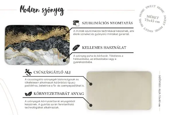 Preproga Geometrijski karirasti vzorec