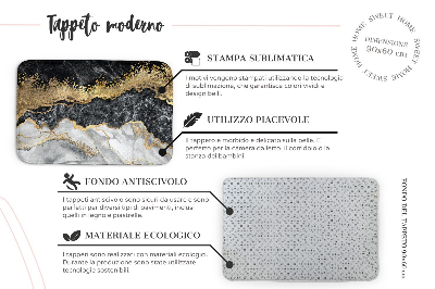 Preproga Geometrijski vzorec z rombi in trikotniki