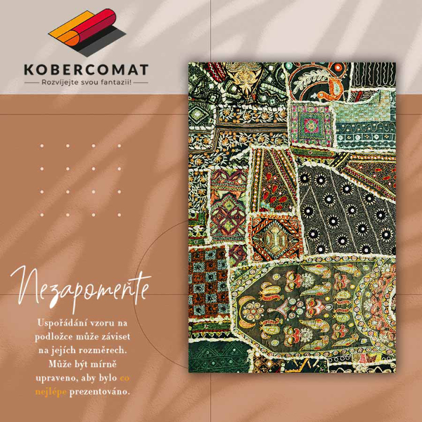 Vinil preproga Patchwork v turškem slogu