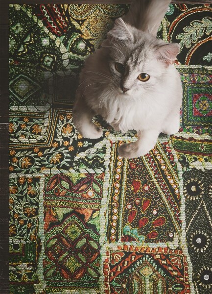 Vinil preproga Patchwork v turškem slogu