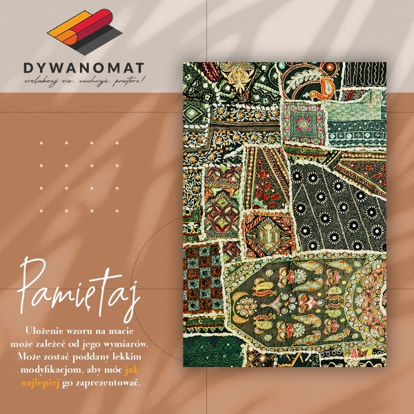 Vinil preproga Patchwork v turškem slogu