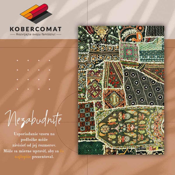 Vinil preproga Patchwork v turškem slogu