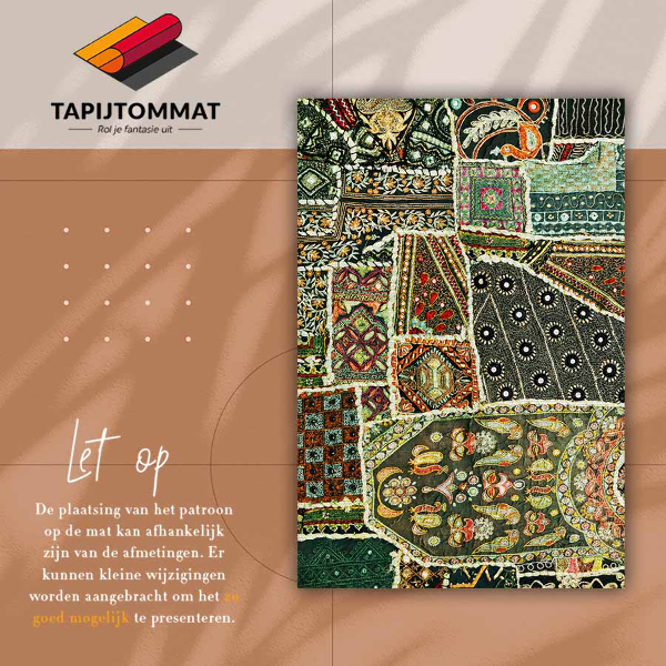 Vinil preproga Patchwork v turškem slogu