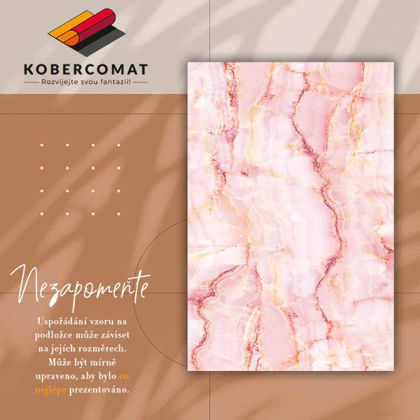 Vinilna preproga Roza marmor