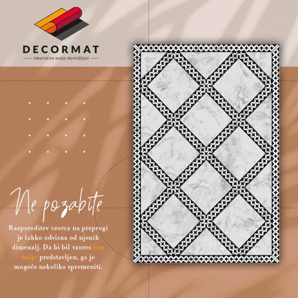 PVC preproga Marmornat vzorec