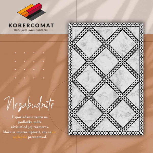 PVC preproga Marmornat vzorec