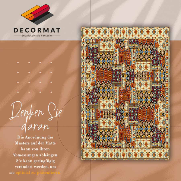 Vinilna preproga Geometrijsko patchwork