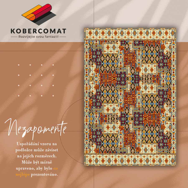 Vinilna preproga Geometrijsko patchwork