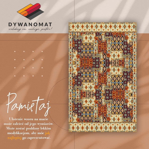 Vinilna preproga Geometrijsko patchwork