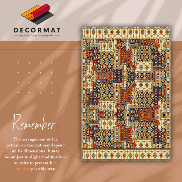 Vinilna preproga Geometrijsko patchwork