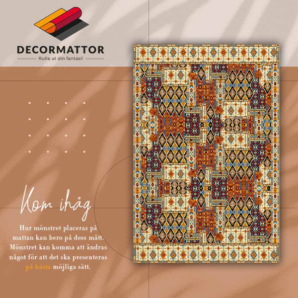 Vinilna preproga Geometrijsko patchwork