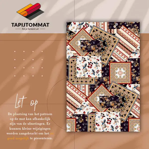 Podloga pvc Kaotično patchwork