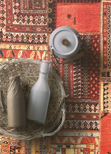 Vinilna preproga Patchwork abstrakcija