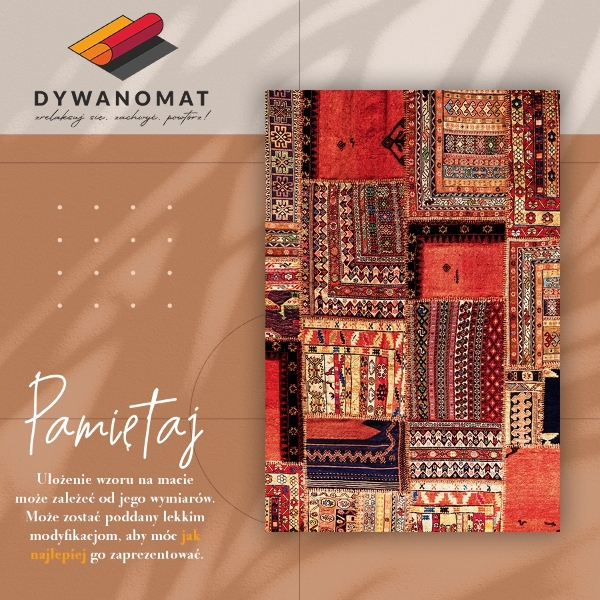 Vinilna preproga Patchwork abstrakcija
