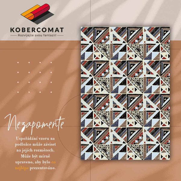 Vinil preproga Geometrijski mozaik