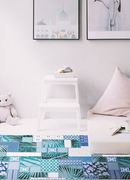 PVC podloga Tropski patchwork