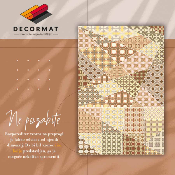 Vinil preproga Starodavni kolaž