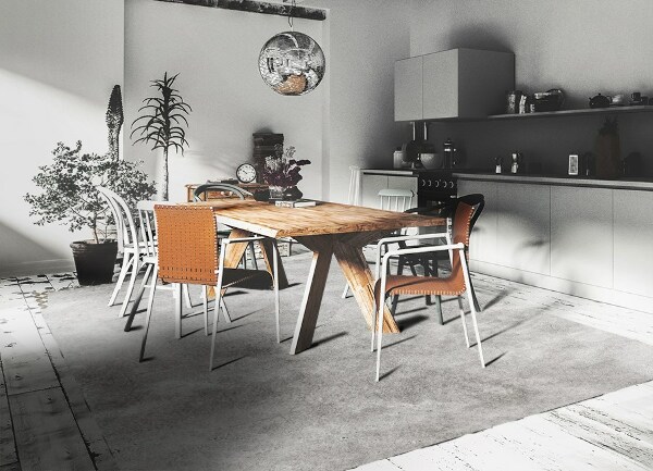Vinilna preproga Strukturni beton