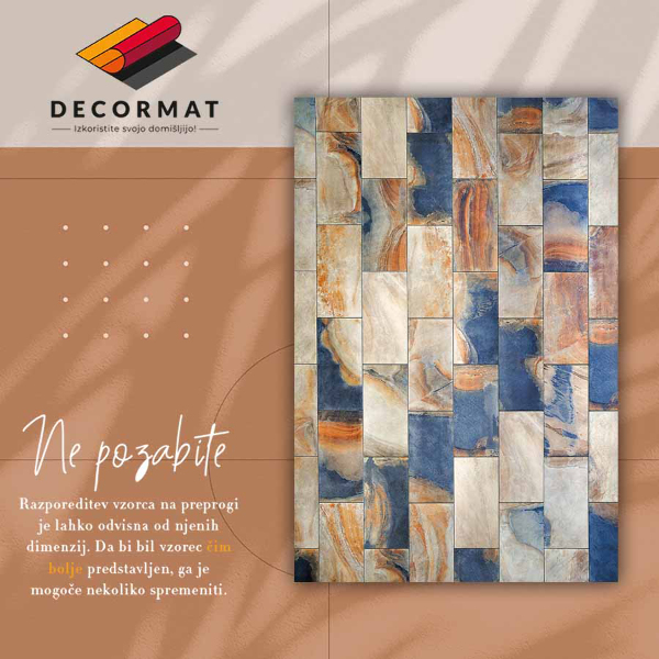 Vinil preproga Marmorna kocka