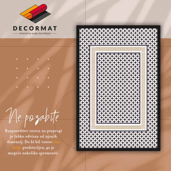 Podloga pvc Geometrijska pletenica