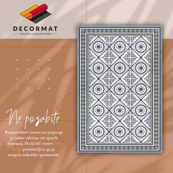 Vinilna preproga Geometrijski diamanti