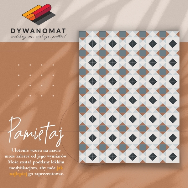 PVC podloga Geometrijski diamanti