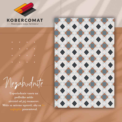 PVC podloga Geometrijski diamanti