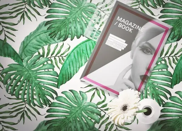Vinil preproga Okrasni palmovi listi