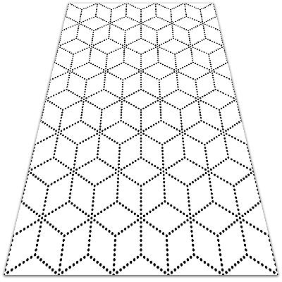 Vinil preproga Tri -dimenzionalne kocke