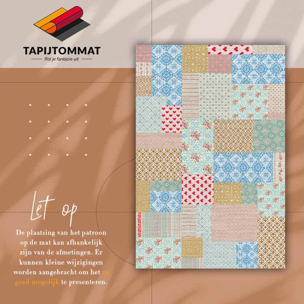 PVC podloga Patchwork različnih kosov