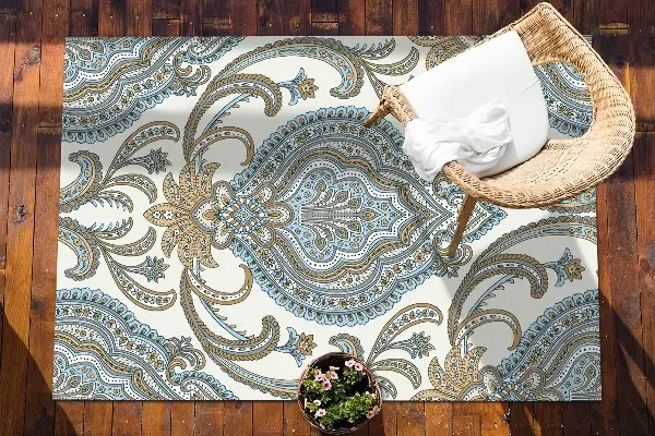 Zunanja preproga Paisley tekstura