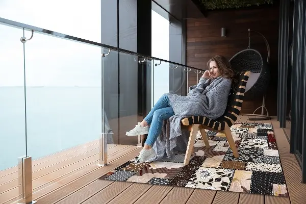 Podloga za teraso Cvetoči kolaž