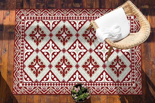 Zunanja preproga Cvetni vzorec