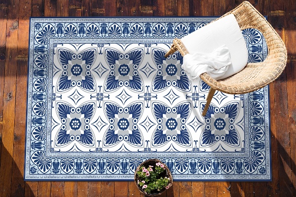 Preproga zunanja Peacock perje