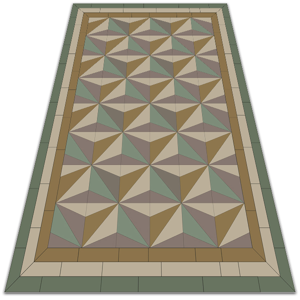 Podloga za teraso 3D trikotniki