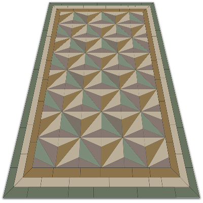 Podloga za teraso 3D trikotniki