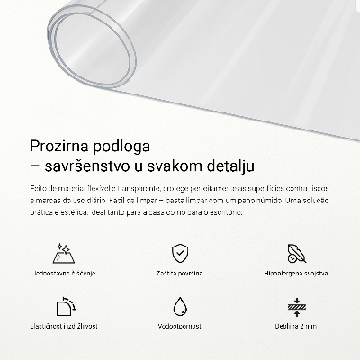 Mehko steklo za mizo