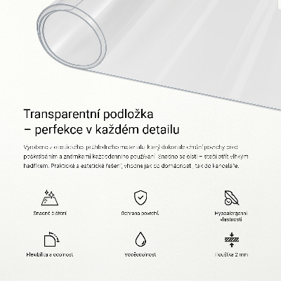 Mehko steklo prozorno