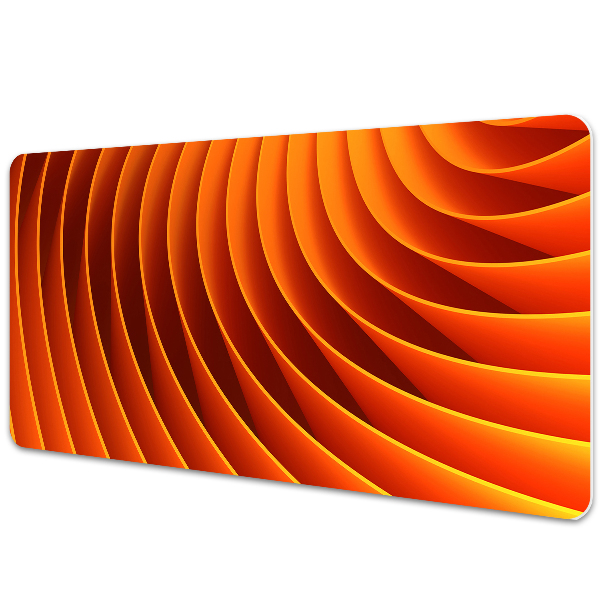 Podloga za pisalno mizo Oranžni valovi