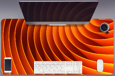 Podloga za pisalno mizo Oranžni valovi