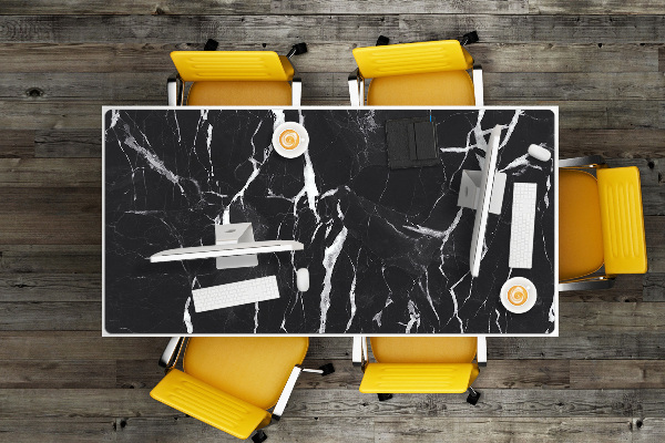 Namizna podloga Black marble