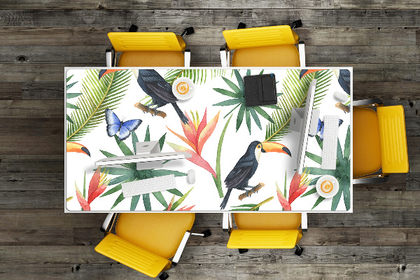 Podloga za pisalno mizo Toucans on a branch