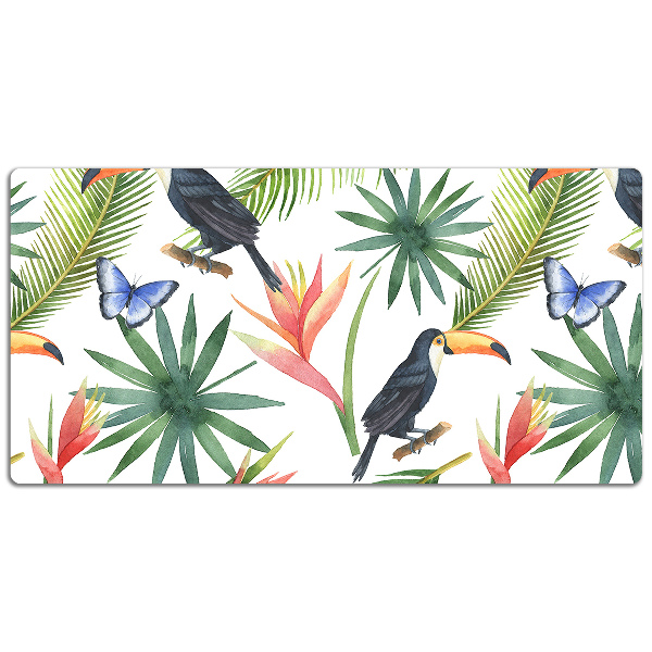 Podloga za pisalno mizo Toucans on a branch