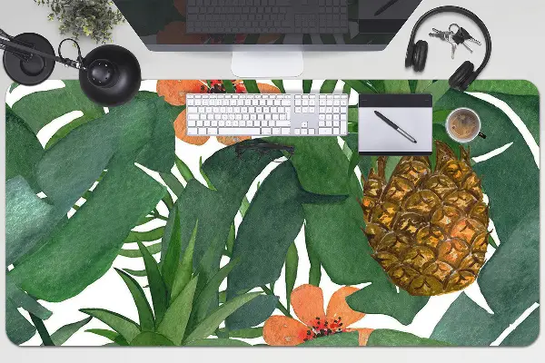 Podloga za pisalno mizo Tropical pineapple